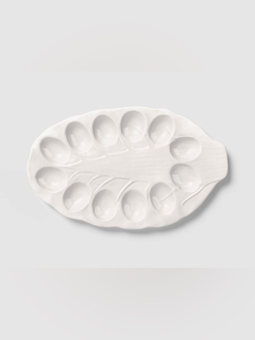 14" Stoneware Radicchio Egg Plate
White - Threshold™